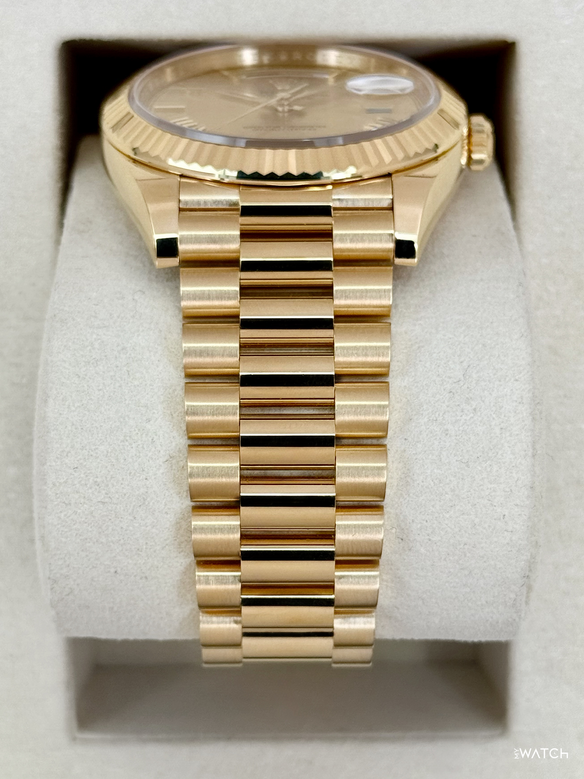 2025 Rolex Day-Date 40mm 228238 Presidential Champagne Roman Numeral Dial