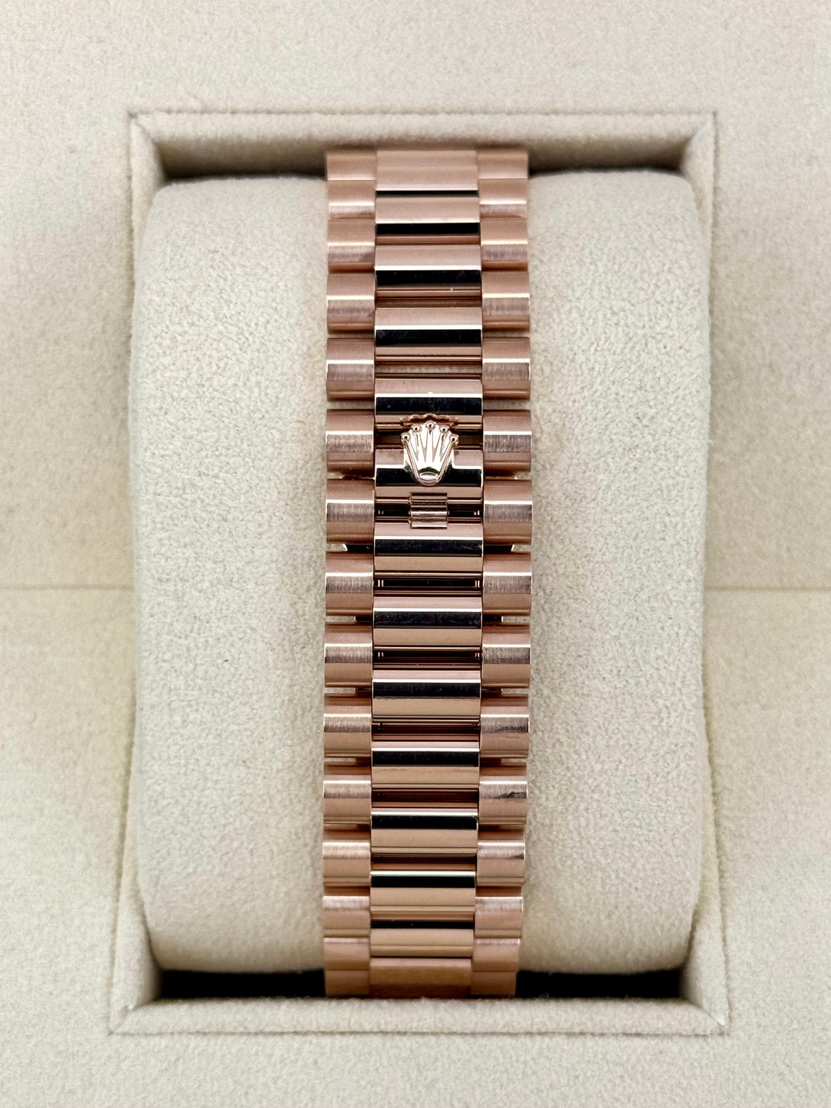 2024 Rolex Day-Date 40mm 228235 Rose Gold Chocolate Dial