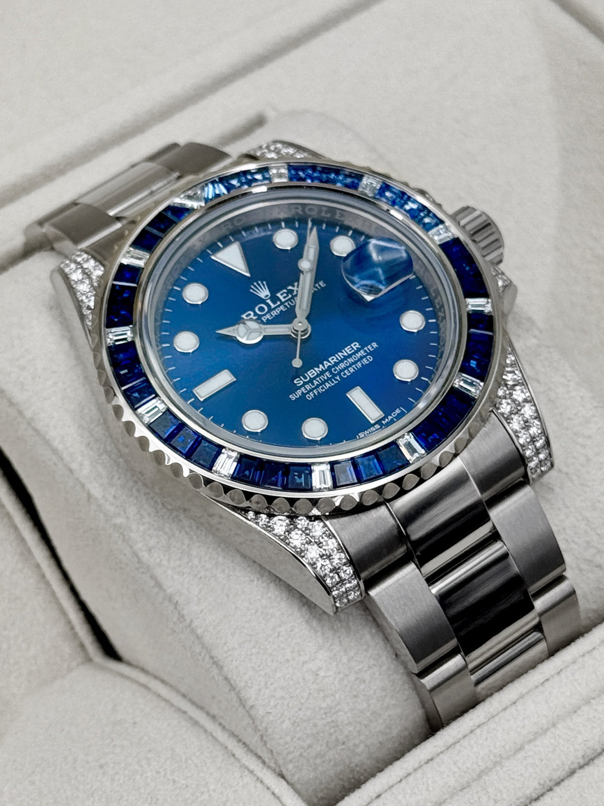 2020 Rolex Submariner 40mm 116659SABR White Gold Blue Dial