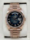 NEW 2025 Rolex Day-Date 40mm 228235 Presidential Slate Ombre Dial