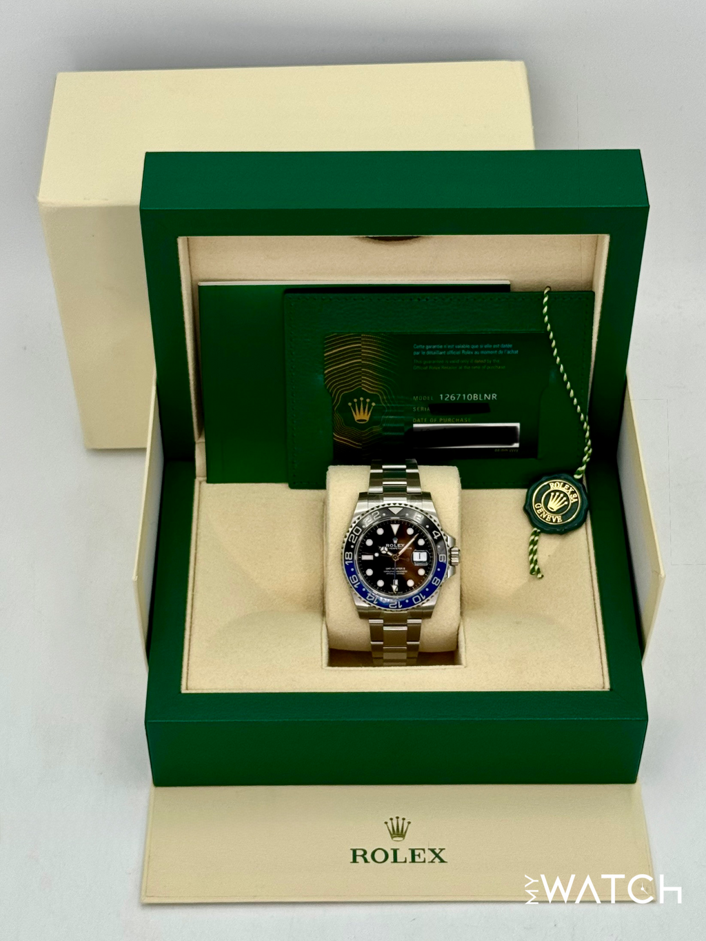 2024 Rolex GMT-Master II "Batman" 40mm 126710BLNR Oyster (STICKERED)