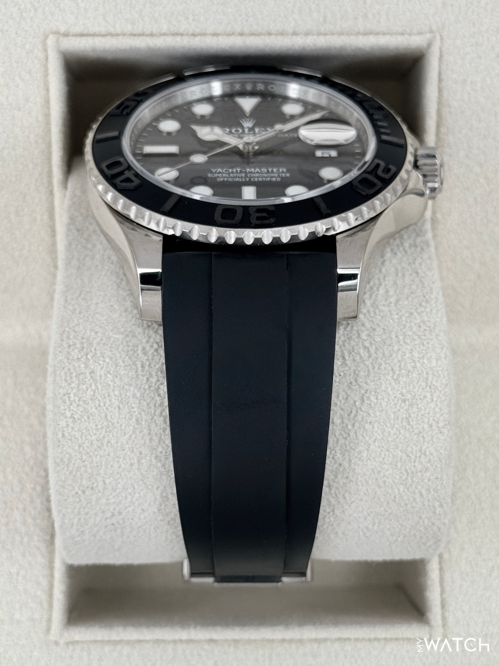 2024 Rolex Yacht-Master 42mm 226659 White Gold Oysterflex Black Dial