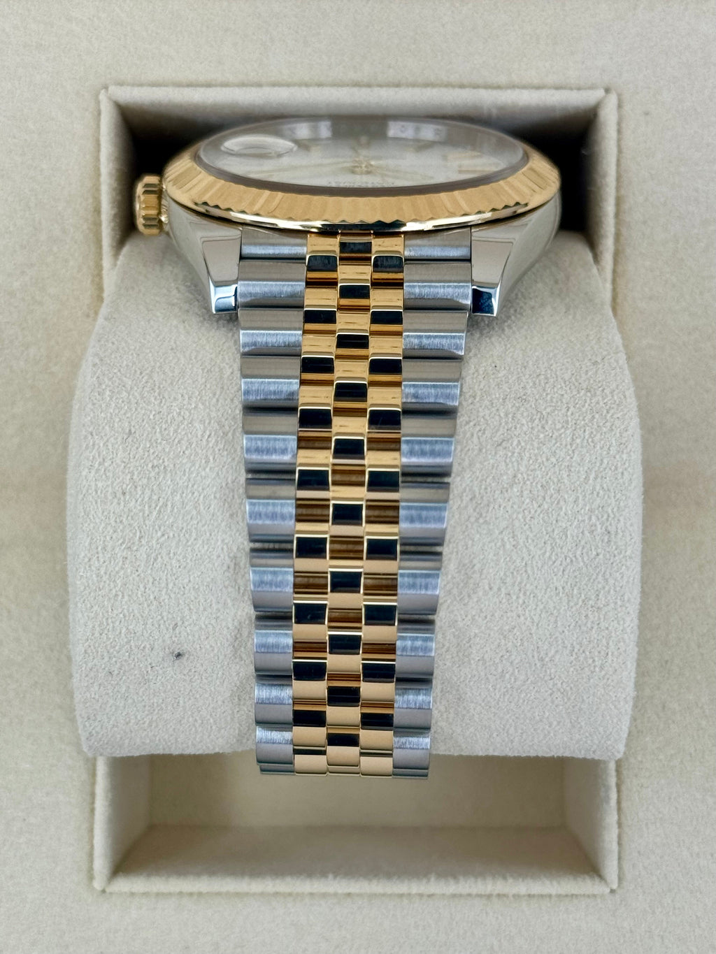 2020 Rolex Datejust 41mm 126333 Two-Tone Jubilee White Dial