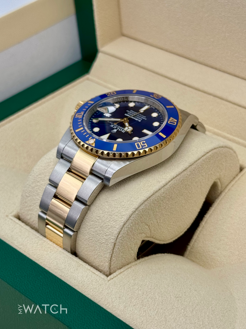 2021 Rolex Submariner "Bluesy" 41mm 126613LB Two-Tone Blue Dial
