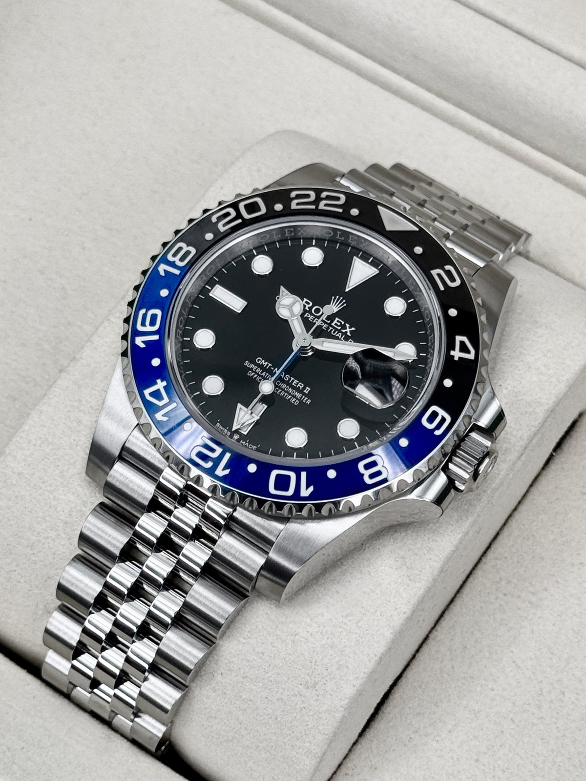 NEW 2026 Rolex GMT-Master II "Batgirl" 40mm 126710BLNR Jubilee (STICKERED)