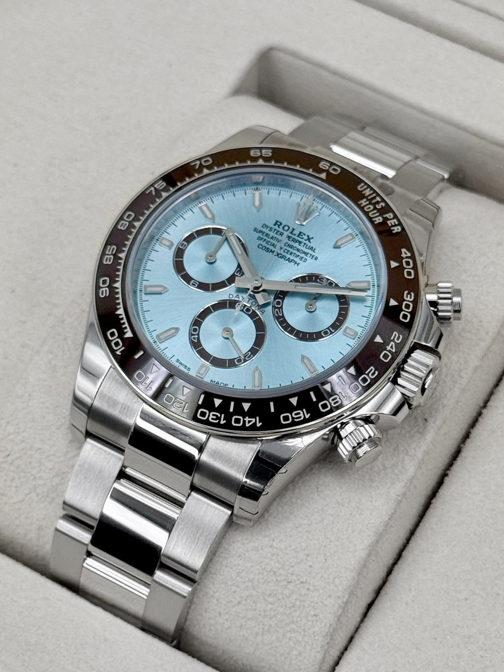 NEW 2026 Rolex Daytona 40mm 126506 Platinum Ice Blue Dial (STICKERED)