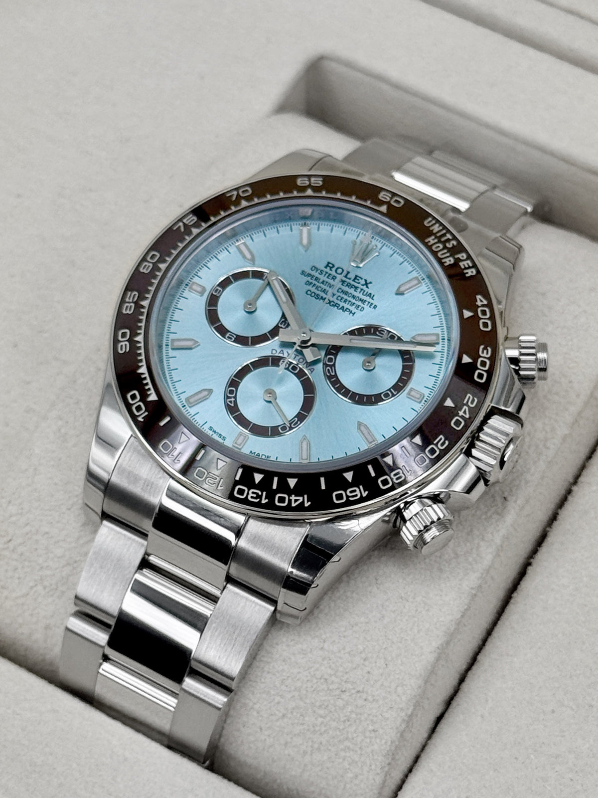 NEW 2026 Rolex Daytona 40mm 126506 Platinum Ice Blue Dial (STICKERED)