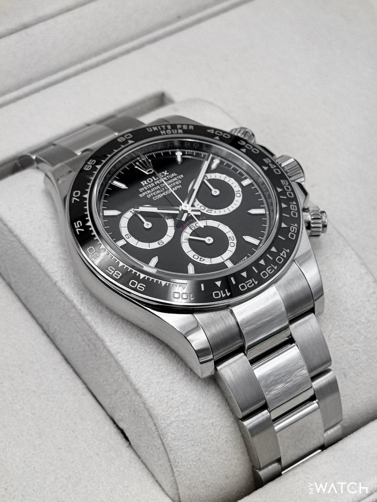 2025 Rolex Daytona 40mm 126500LN Stainless Steel Black Dial