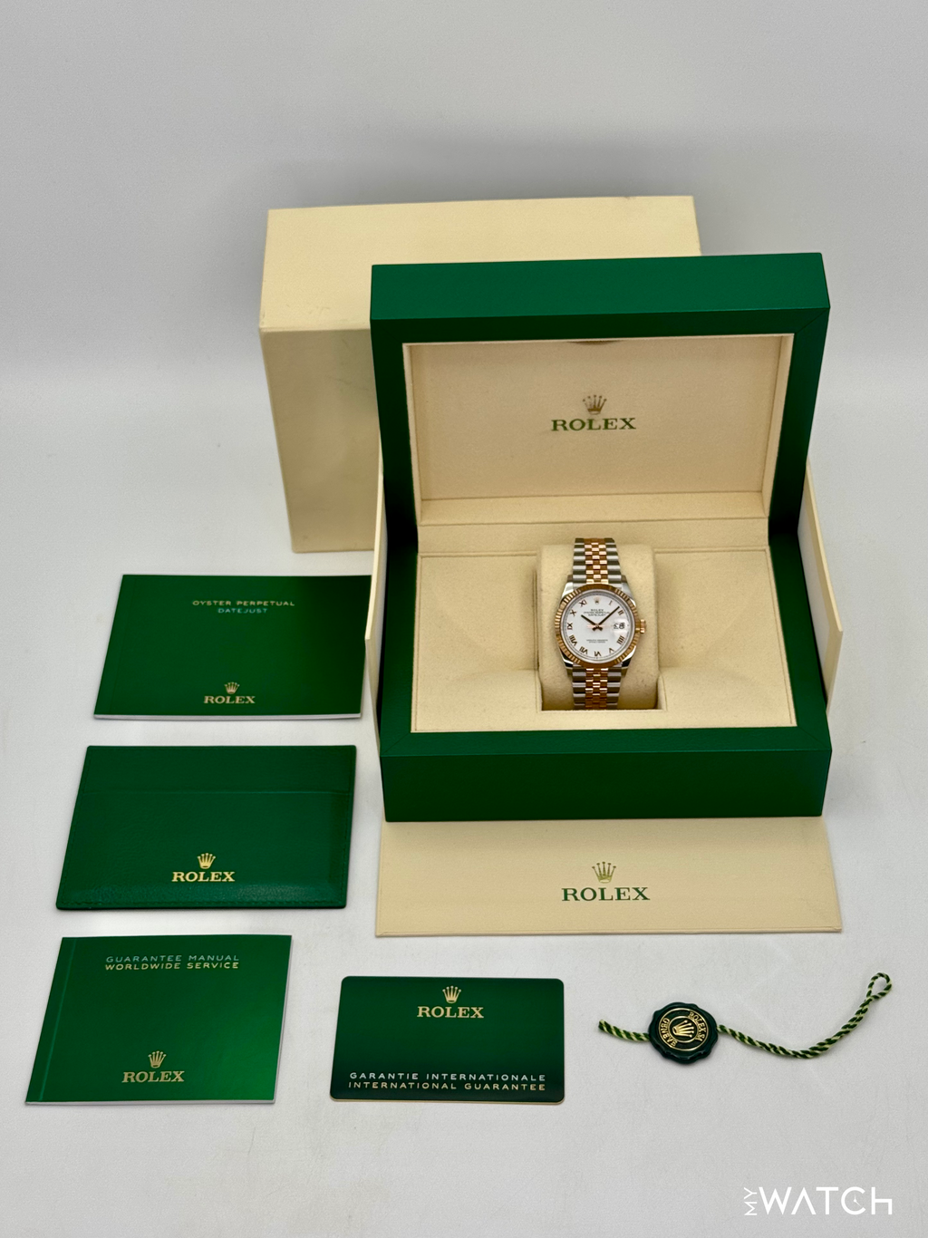 2024 Rolex Datejust 36mm 126231 Two-Tone Jubilee White Roman Numeral Dial