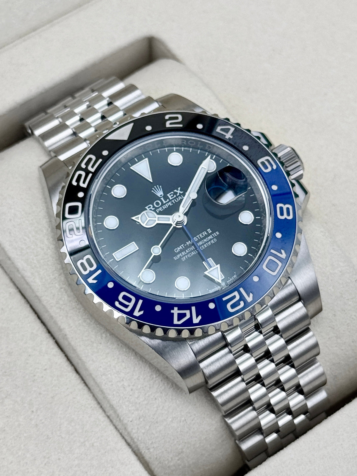 2026 Rolex GMT-Master II Batgirl 40mm 126710BLNR Jubilee