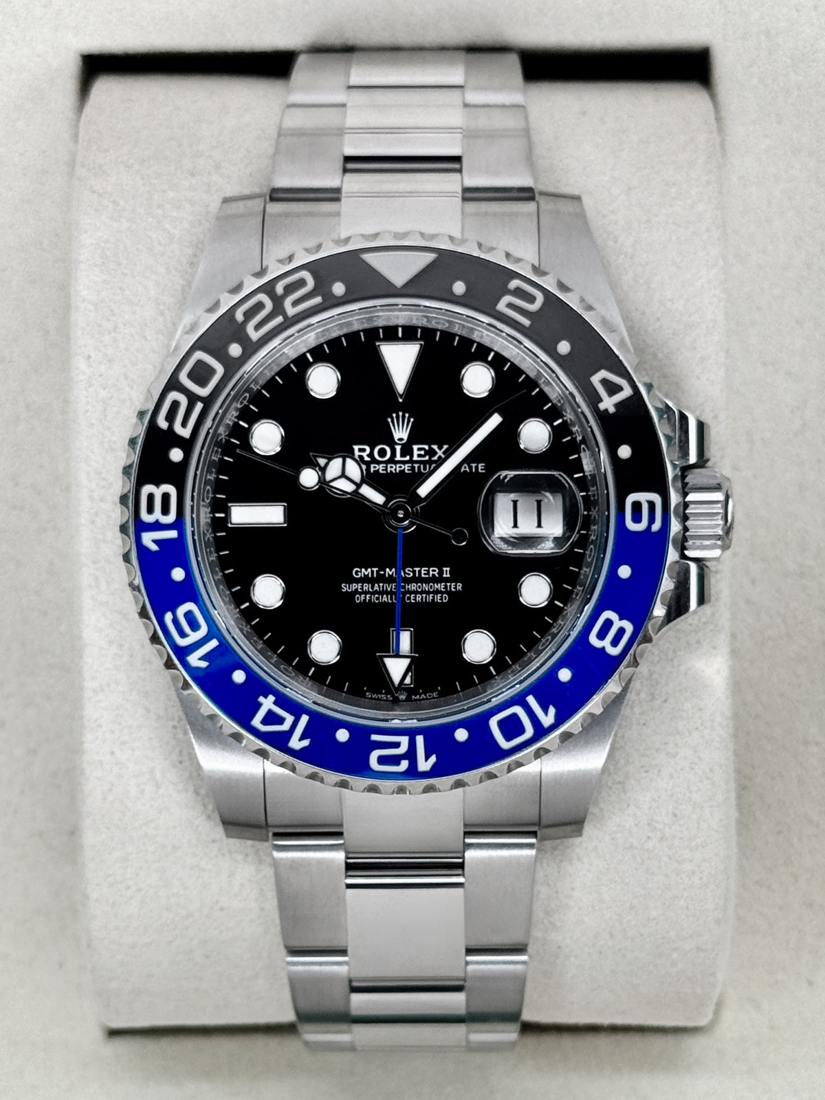 2026 Rolex GMT-Master II "Batman" 40mm 126710BLNR Oyster