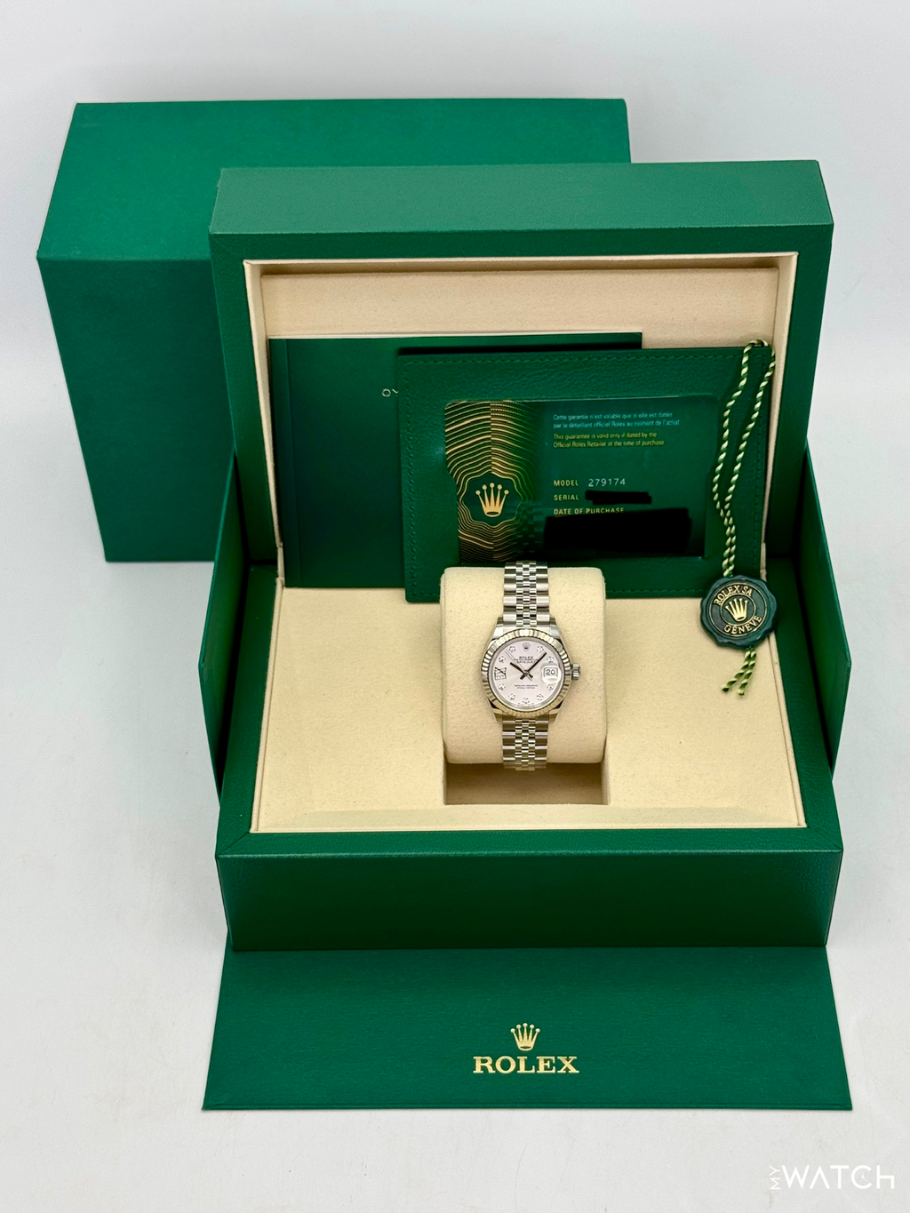 NEW 2025 Rolex Lady Datejust 28mm 279174 Stainless Steel Jubilee Silver Star Diamond Dial