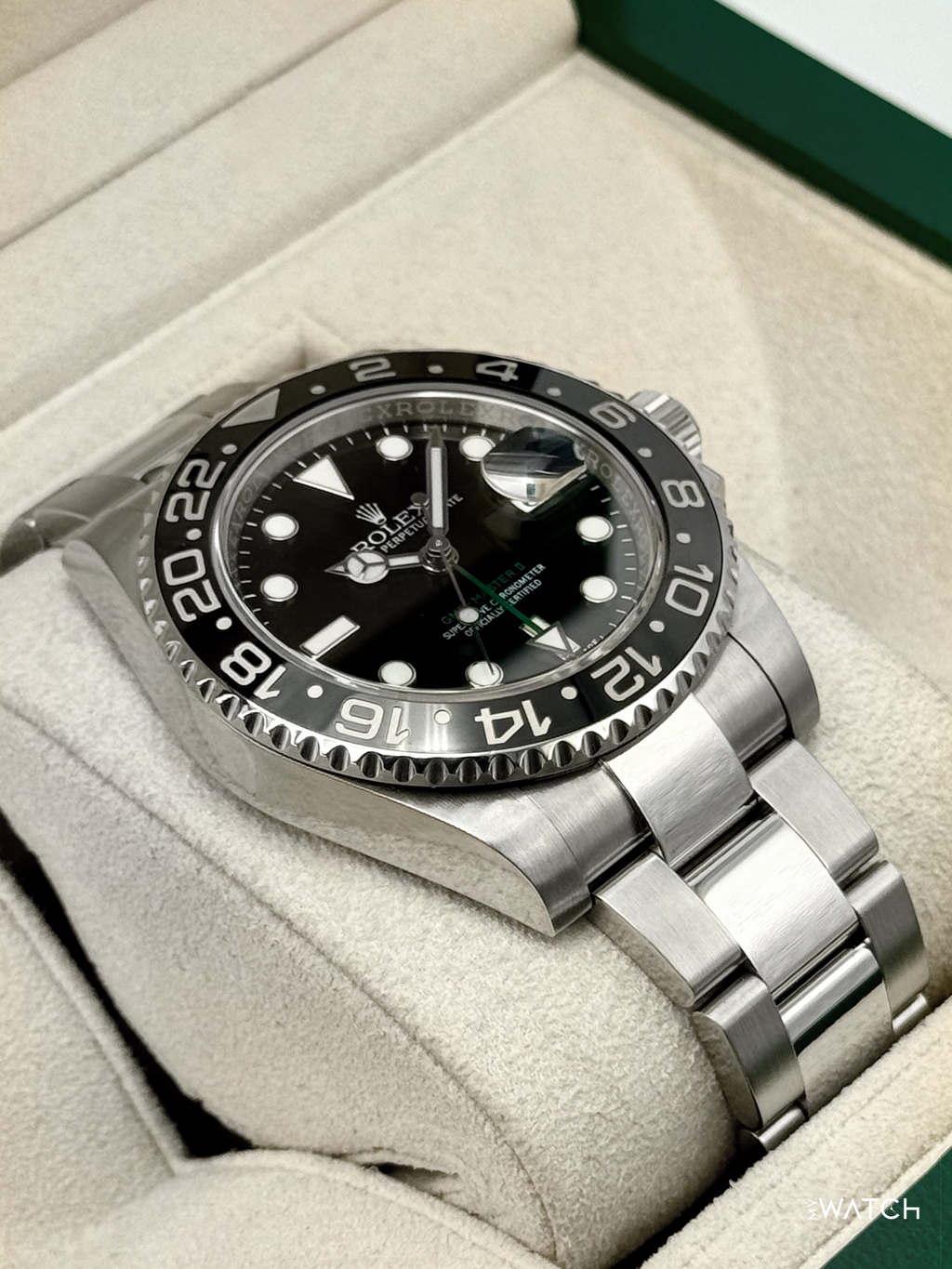2016 Rolex GMT-Master II 40mm 116710LN Stainless Steel Black Dial