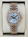 2026 Rolex Datejust 31mm 278271 Two-Tone Jubilee Silver Diamond Dial