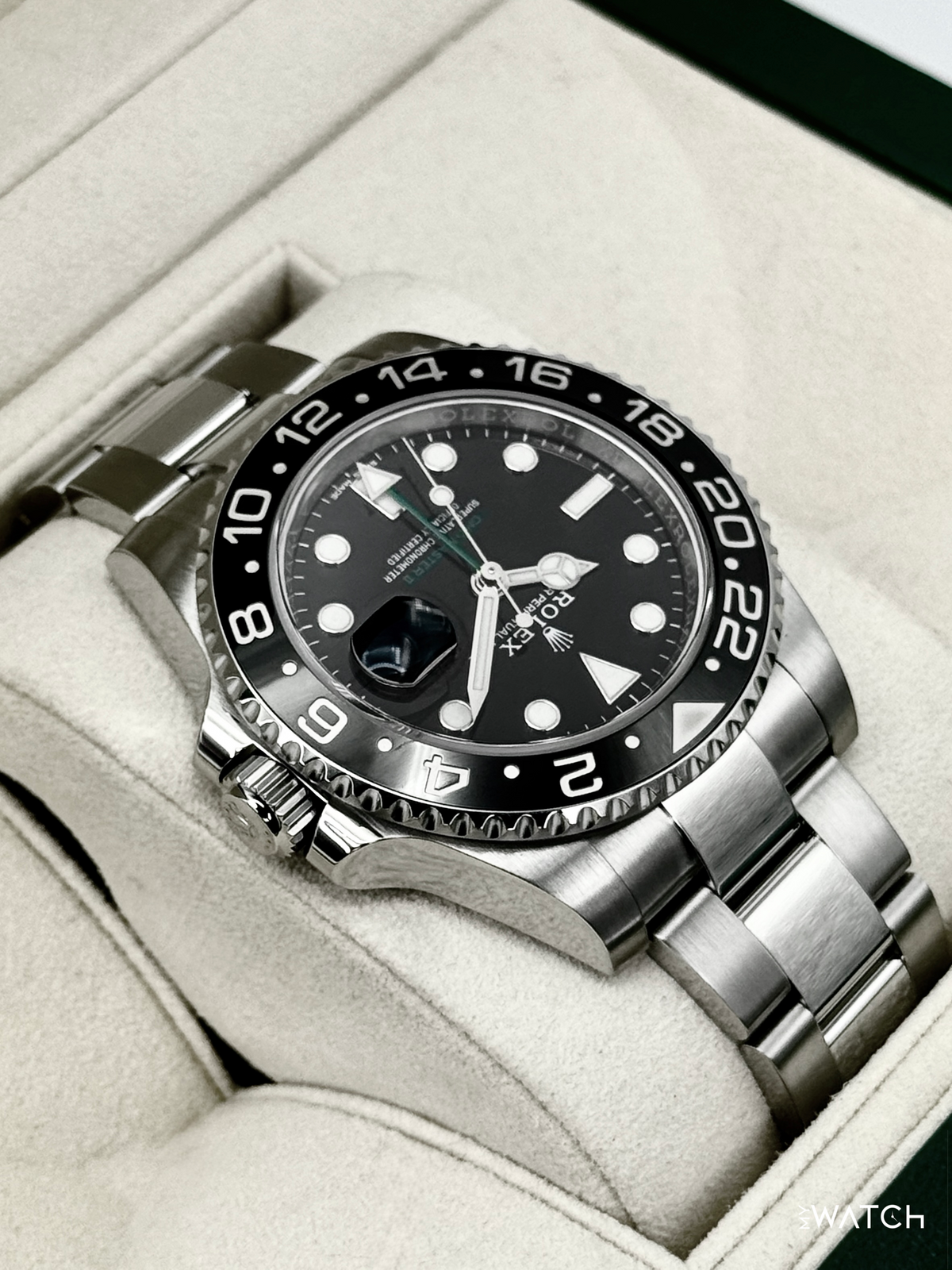 2018 Rolex GMT-Master II 40mm 116710LN Stainless Steel Black Dial