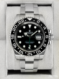 2016 Rolex GMT-Master II 40mm 116710LN Stainless Steel Black Dial