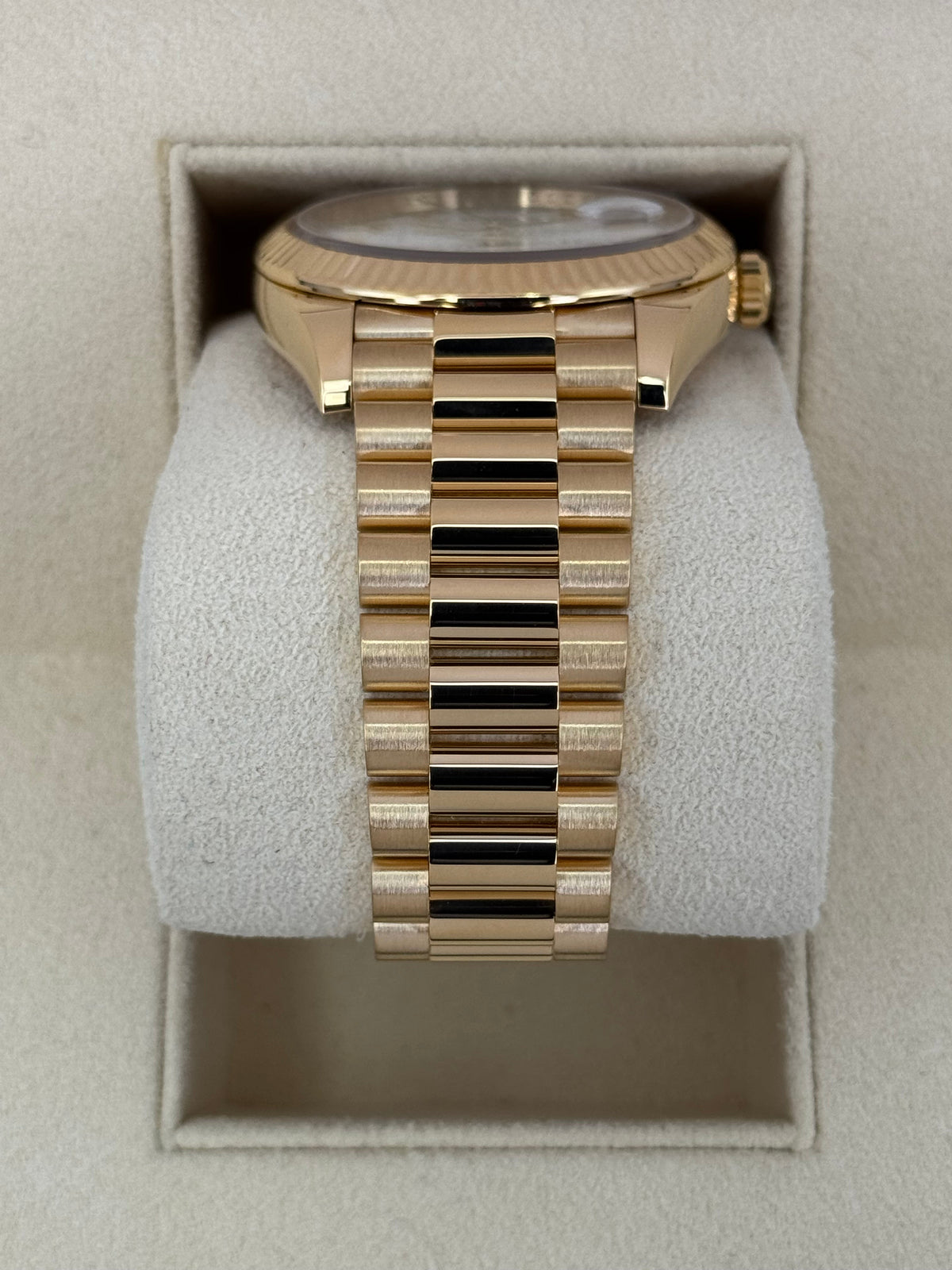 2023 Rolex Day-Date 40mm 228238 Presidential White Dial
