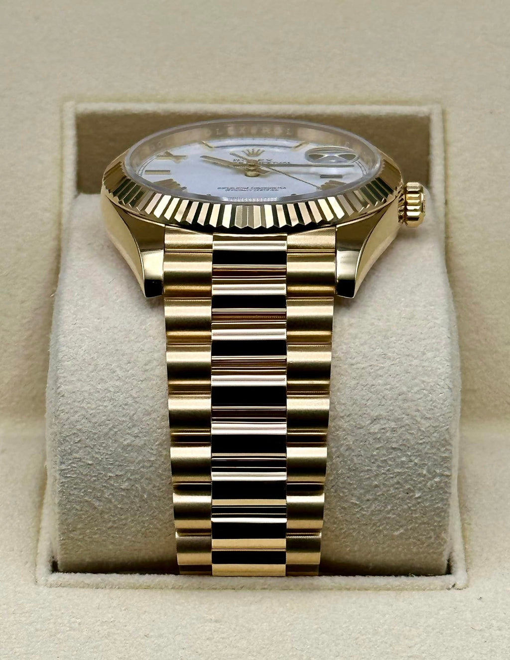 Rolex Day-Date 40mm 228238 Presidential White Dial