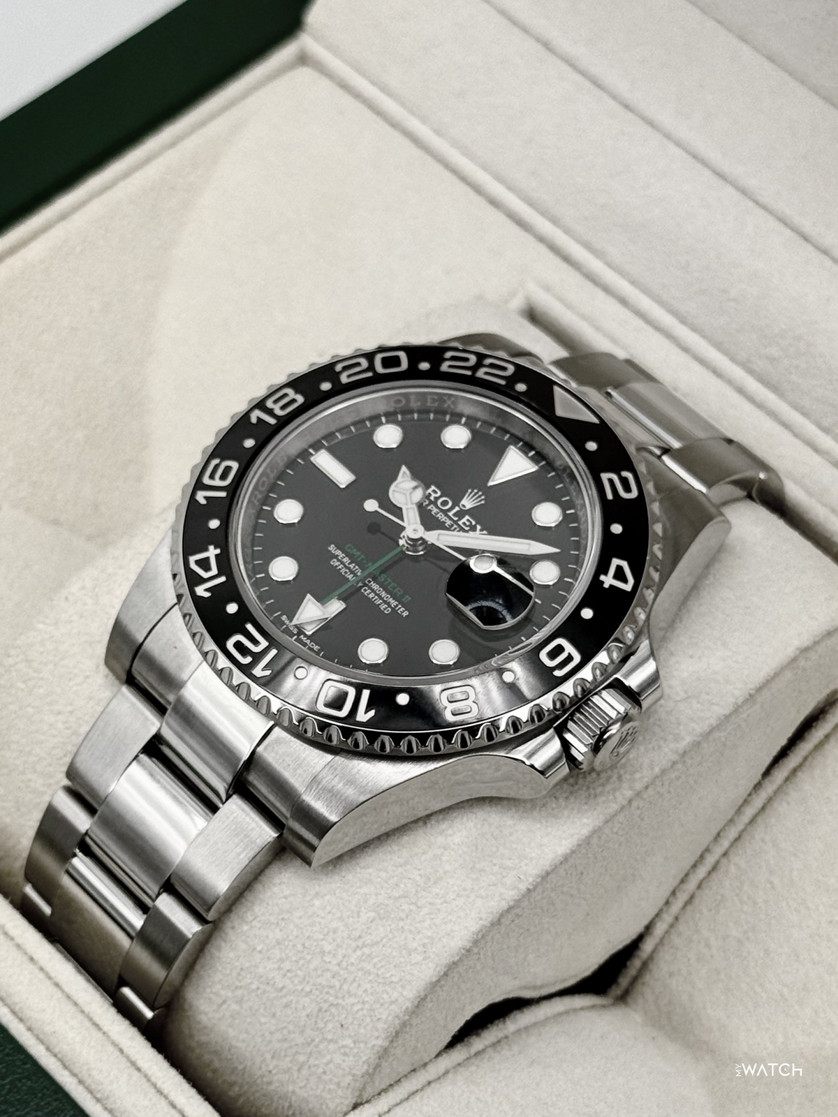 2018 Rolex GMT-Master II 40mm 116710LN Stainless Steel Black Dial