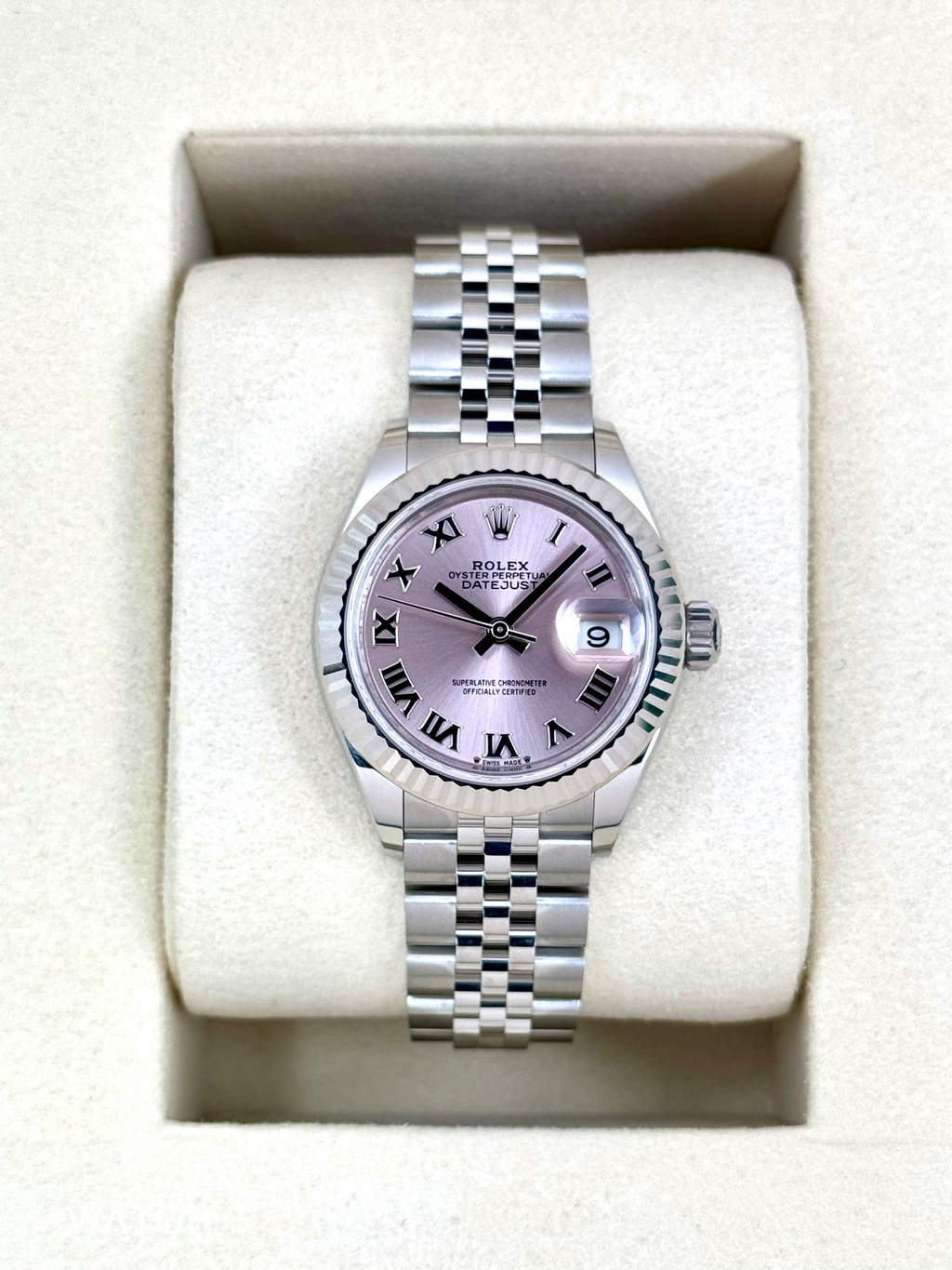 NEW 2025 Rolex Lady Datejust 28mm 279174 Stainless Steel Jubilee Pink Dial