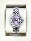 NEW 2025 Rolex Lady Datejust 28mm 279174 Stainless Steel Jubilee Pink Dial