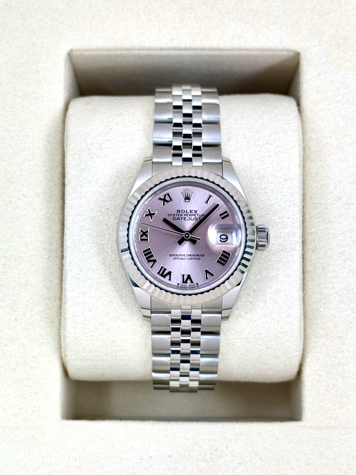 NEW 2025 Rolex Lady Datejust 28mm 279174 Stainless Steel Jubilee Pink Dial