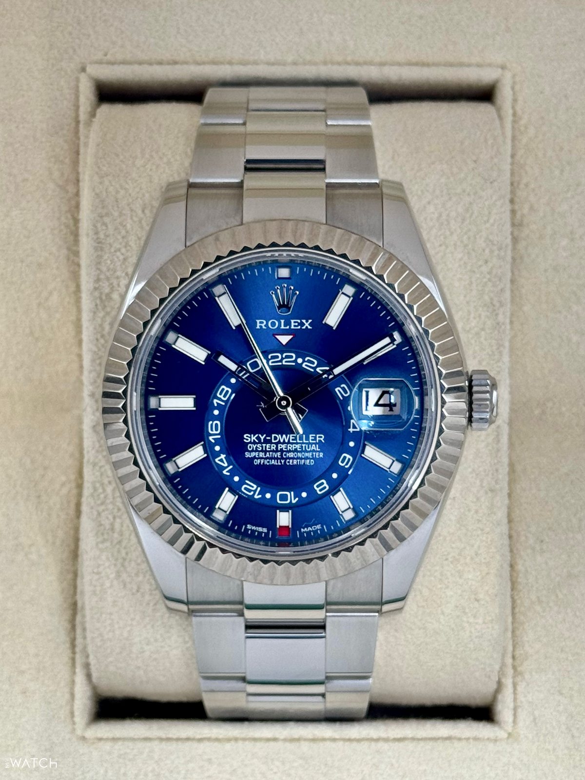 2023 Rolex Sky-Dweller 42mm 326934 Oyster Blue Dial