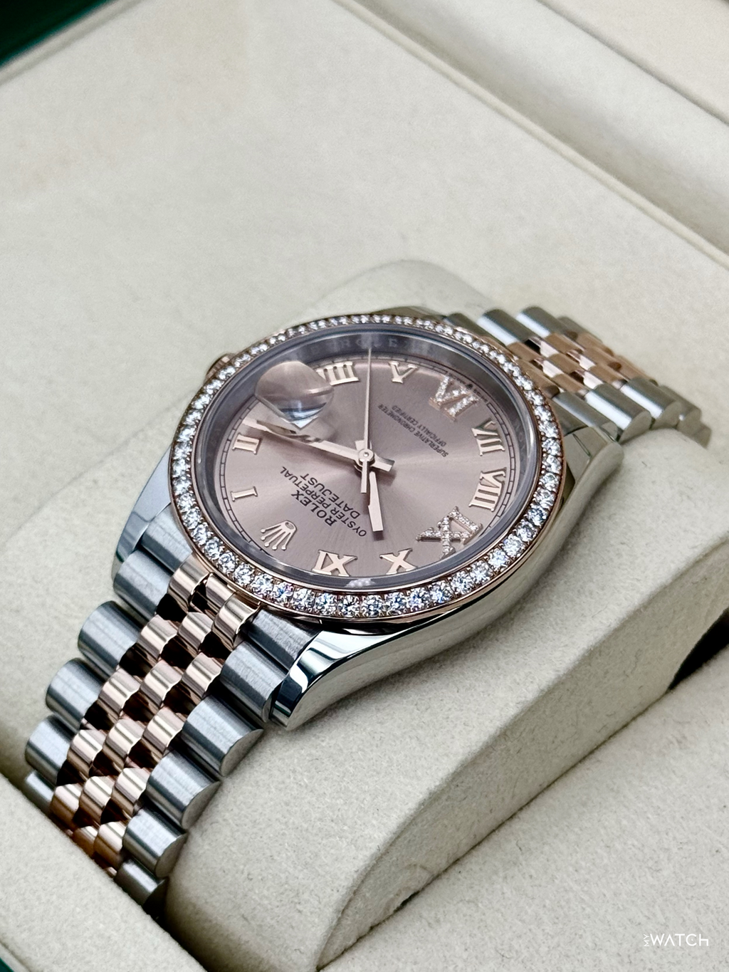2025 Rolex Datejust 36mm 126281RBR Two-Tone Jubilee Pink Diamond Dial