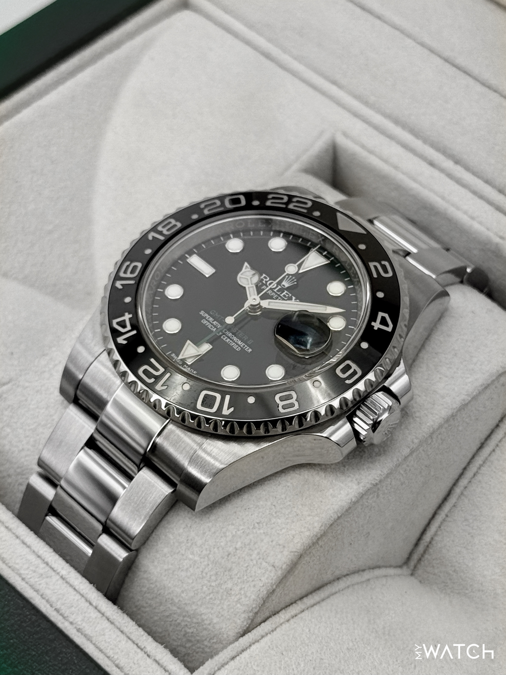 2016 Rolex GMT-Master II 40mm 116710LN Stainless Steel Black Dial