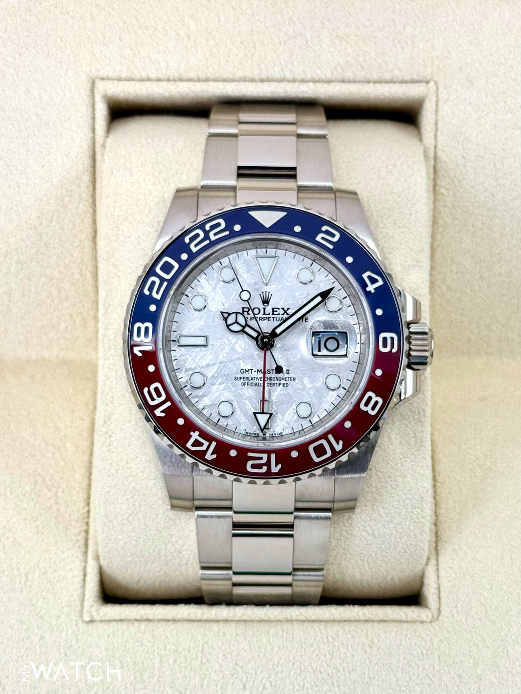 2022 Rolex GMT-Master II "Pepsi" 40mm 126719BLRO Meteorite Dial