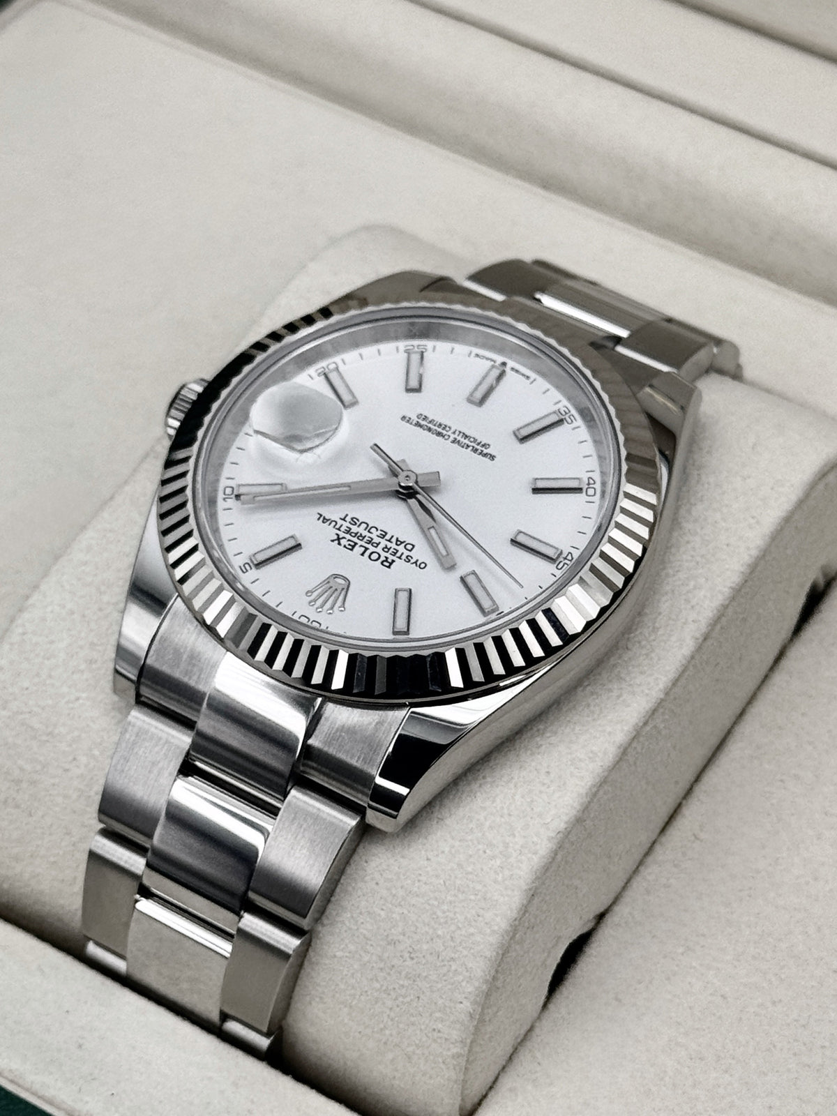 NEW 2026 Rolex Datejust 41mm 126334 Stainless Steel Oyster White Dial