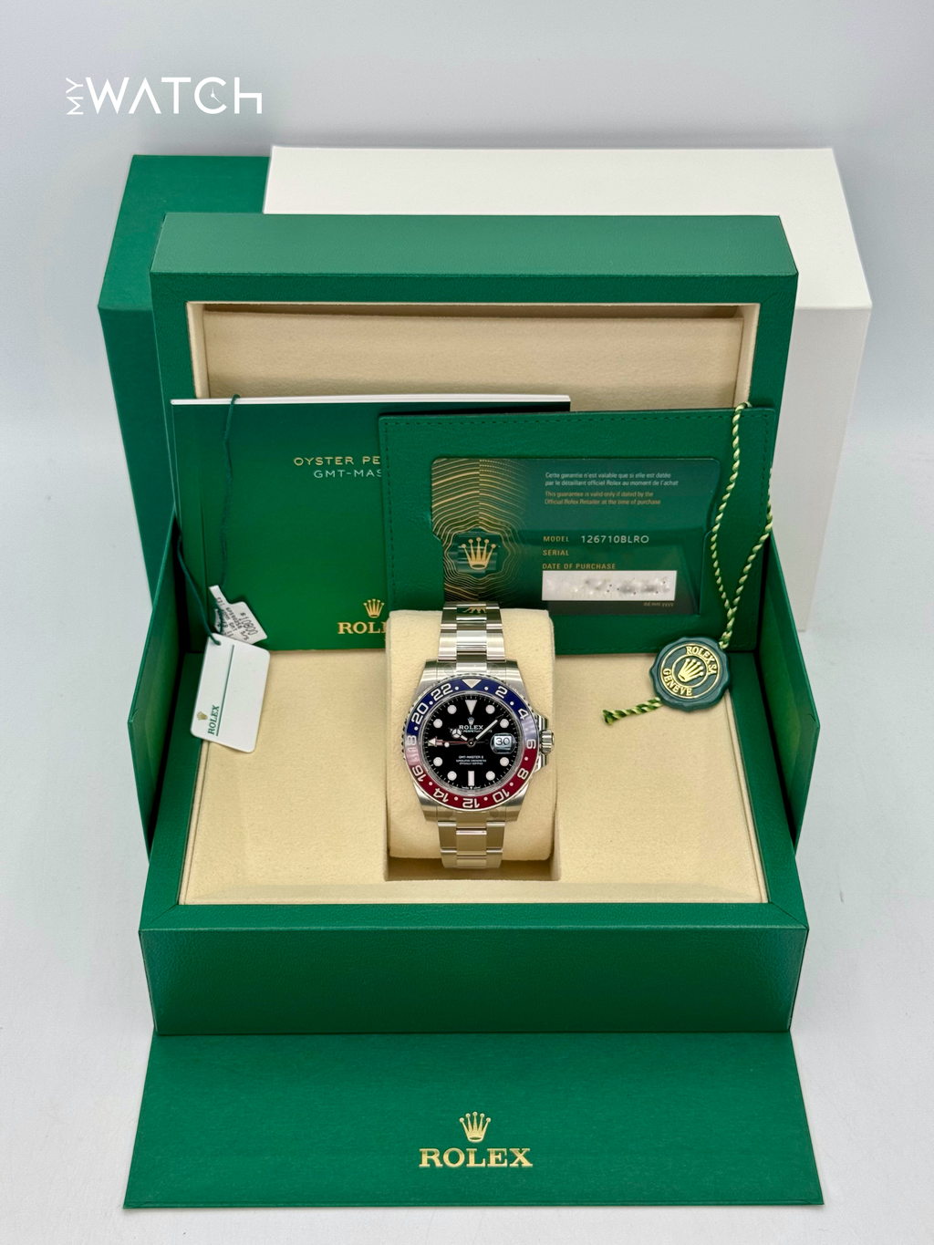NEW 2025 Rolex GMT-Master II "Pepsi" 40mm 126710BLRO Oyster