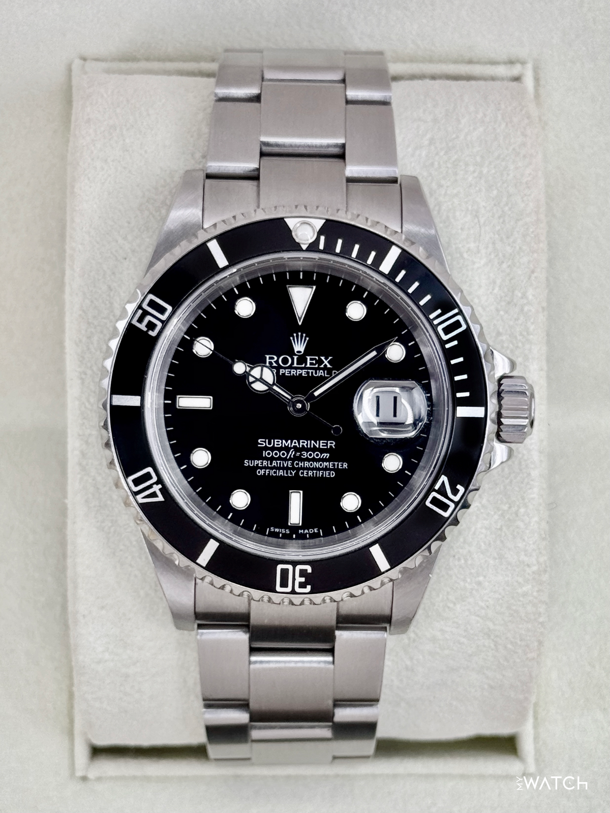 2005 Rolex Submariner 40mm 16610 Stainless Steel Black Dial (Collectors Set)