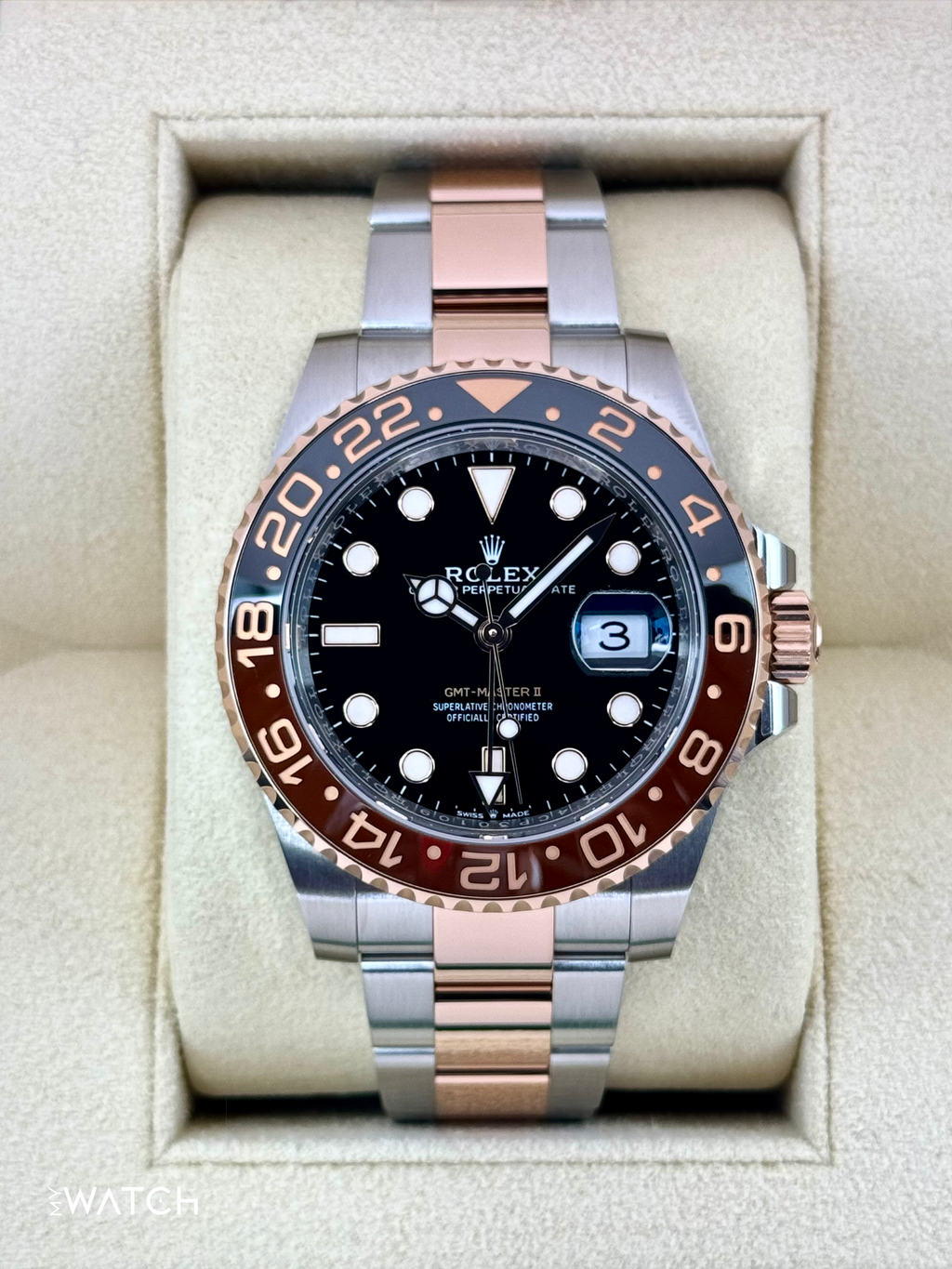 2024 Rolex GMT-Master II "Rootbeer" 40mm 126711CHNR Two-Tone