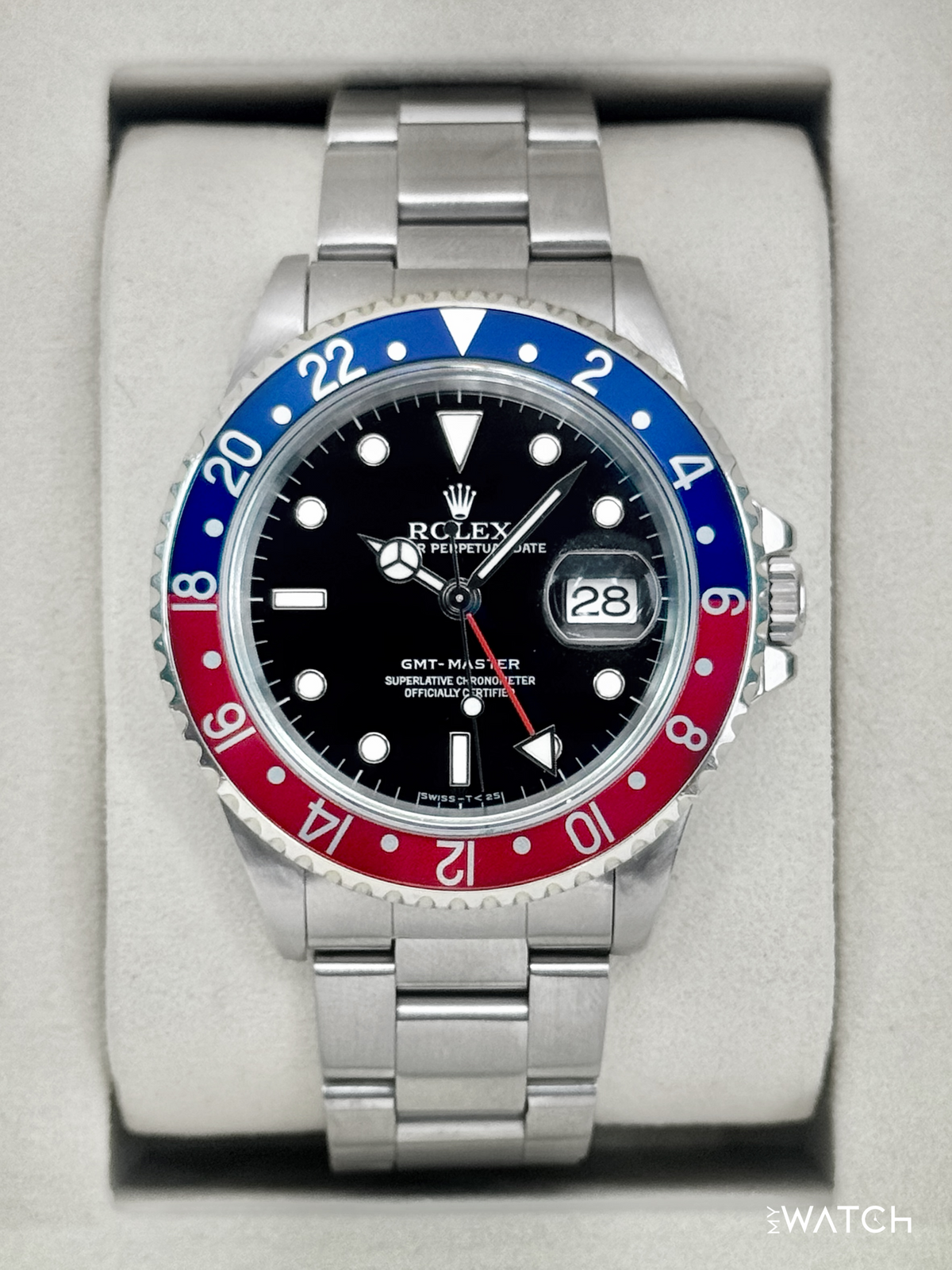 1996 Rolex GMT-Master "Pepsi" 40mm 16700 Stainless Steel Oyster (CPO)