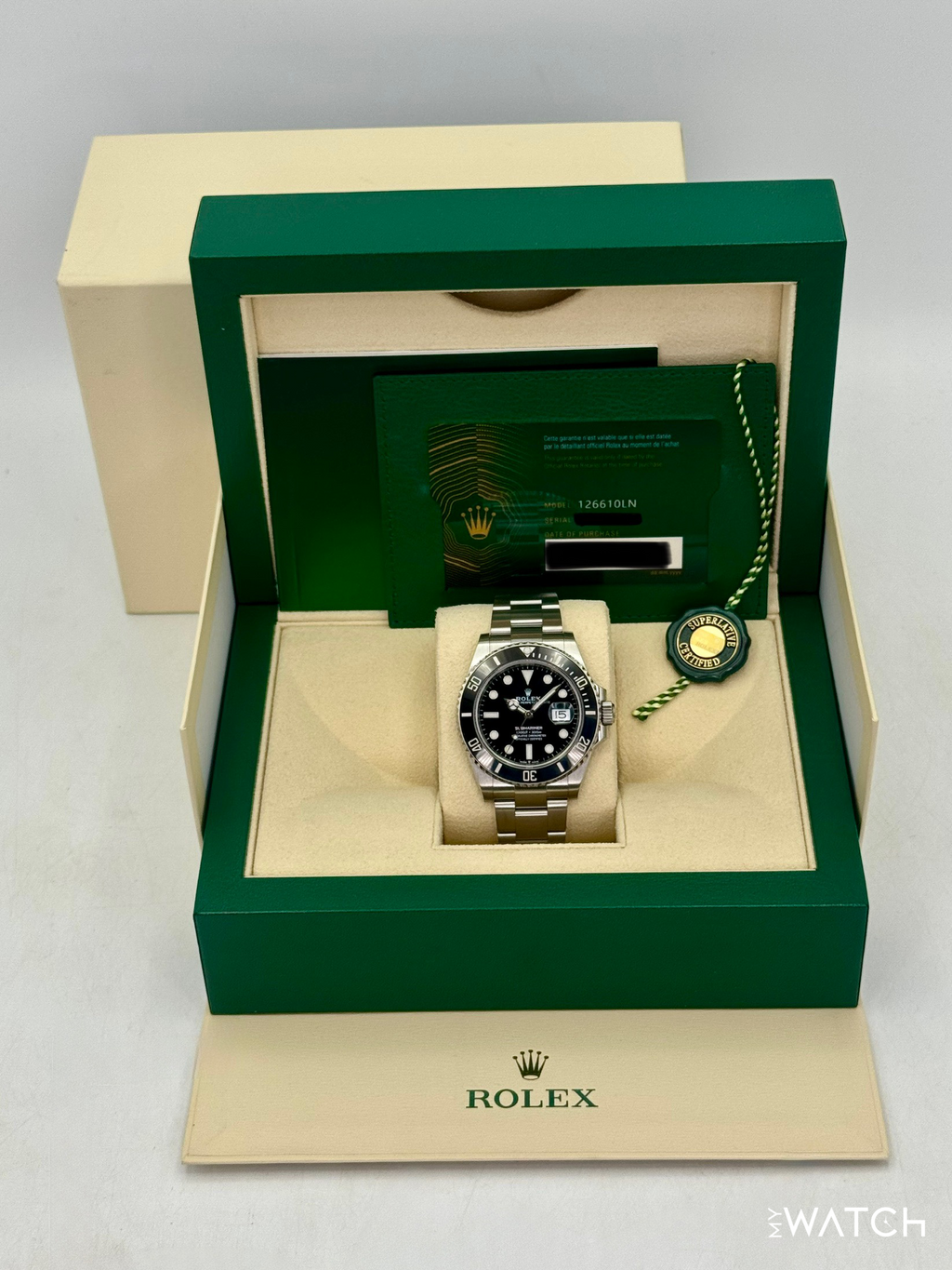 2023 Rolex Submariner 41mm 126610LN Stainless Steel Black Dial