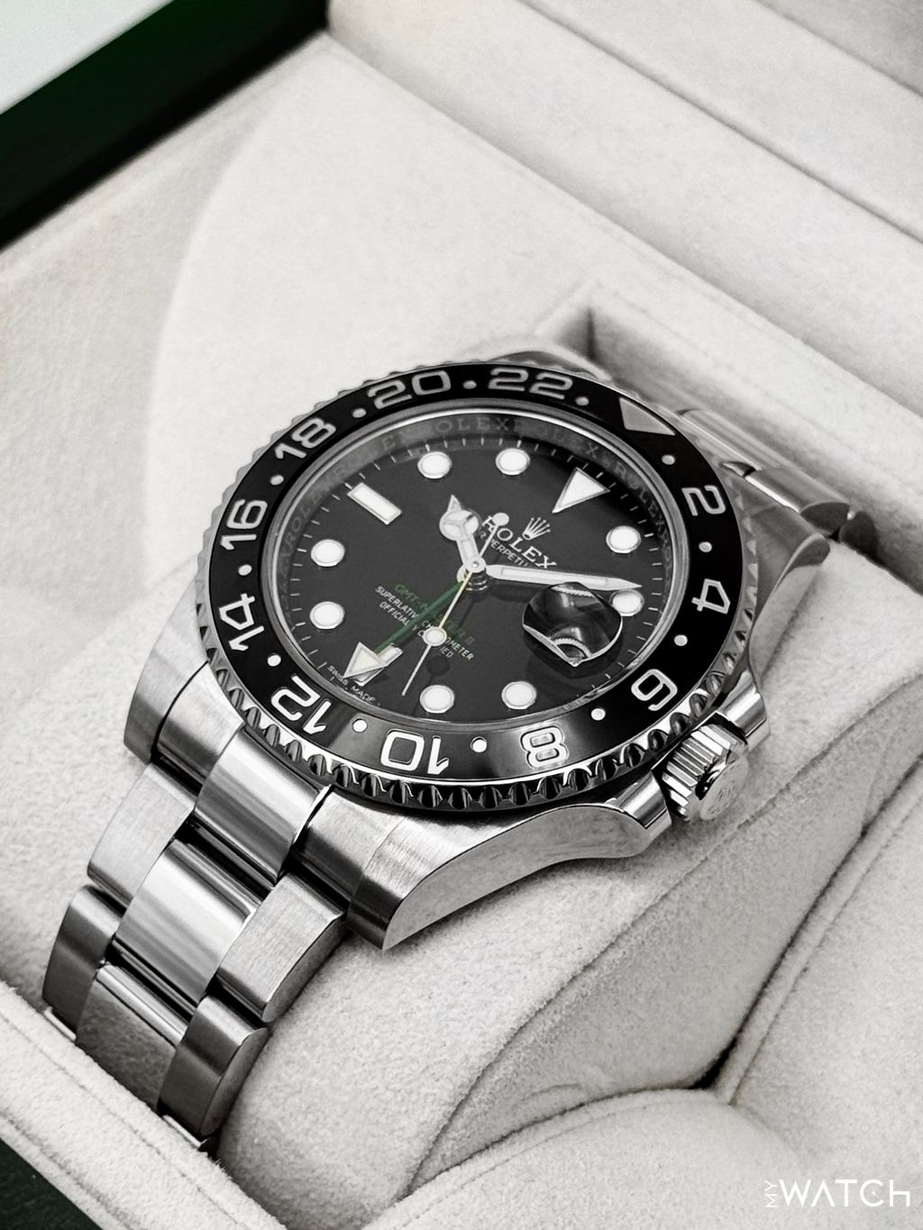 2018 Rolex GMT-Master II 40mm 116710LN Stainless Steel Black Dial