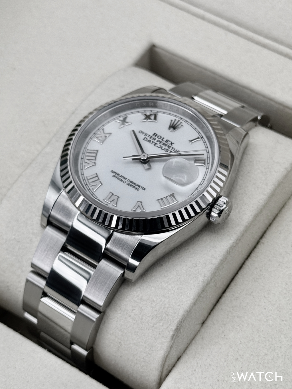 NEW 2026 Rolex Datejust 36mm 126234 Stainless Steel Oyster White Dial