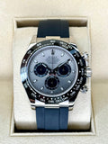 2018 Rolex Daytona 40mm 116519LN White Gold Oysterflex Grey Ghost Dial