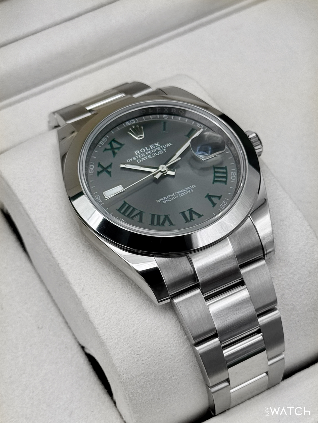 NEW 2026 Rolex Datejust 41mm 126300 Wimbledon Dial Oyster