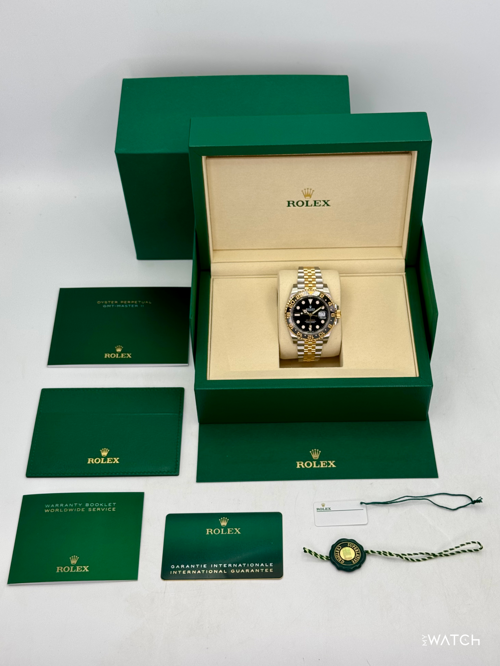 NEW 2025 Rolex GMT-Master II 40mm 126713GRNR Two-Tone Jubilee