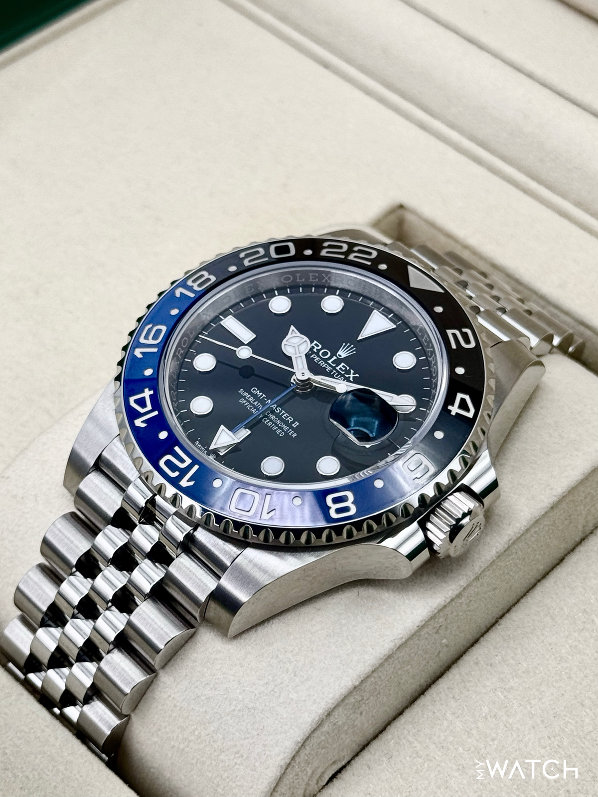 NEW 2025 Rolex GMT-Master II "Batgirl" 40mm 126710BLNR Jubilee