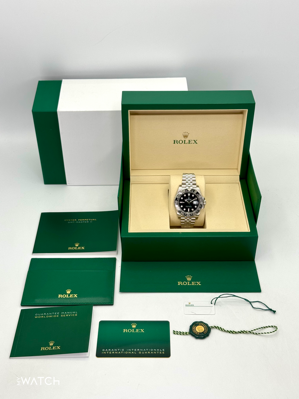 NEW 2025 Rolex GMT-Master II "Bruce Wayne" 40mm 126710GRNR Jubilee (STICKERED)