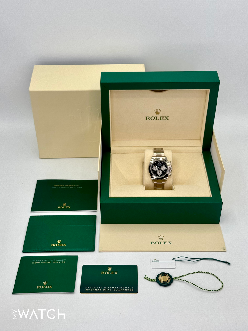 2023 Rolex Daytona 40mm 126509 White Gold Black Dial