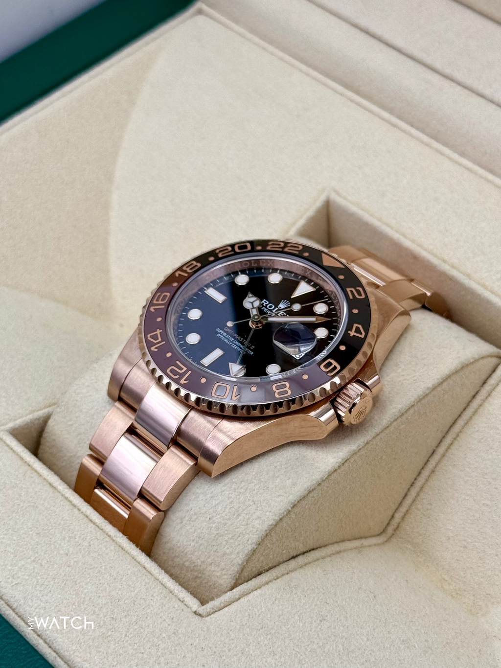 2021 Rolex GMT-Master II "Rootbeer" 40mm 126715CHNR Rose Gold