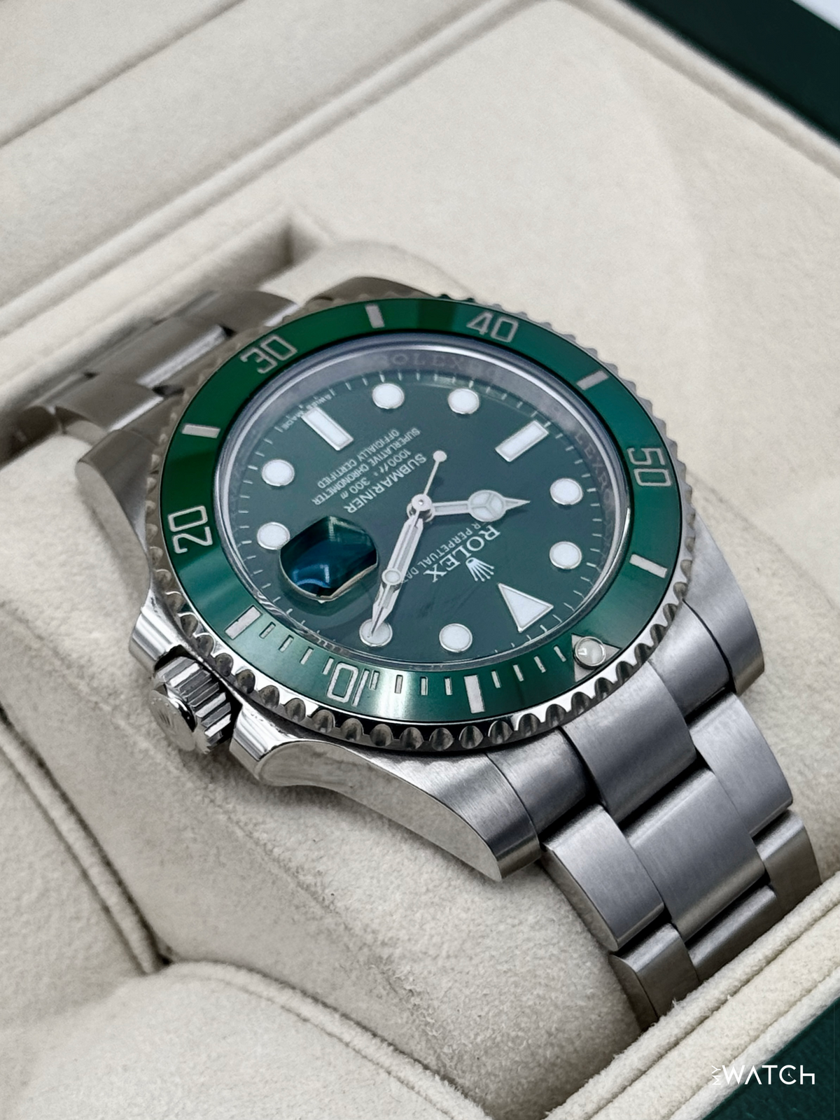 2015 Rolex Submariner “Hulk” 40mm 116610LV Green Dial