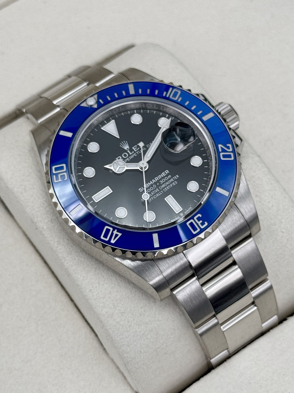 2025 Rolex Submariner Cookie Monster 41mm 126619LB White Gold Black Dial