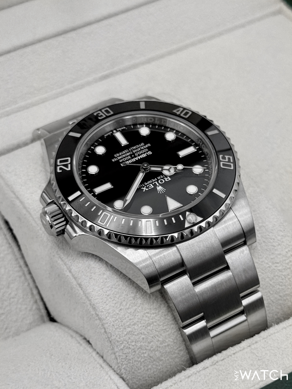 2025 Rolex Submariner 41mm 124060 Stainless Steel Black Dial