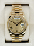 2021 Rolex Day-Date 40mm 228238 Presidential Champagne Roman Numeral Dial