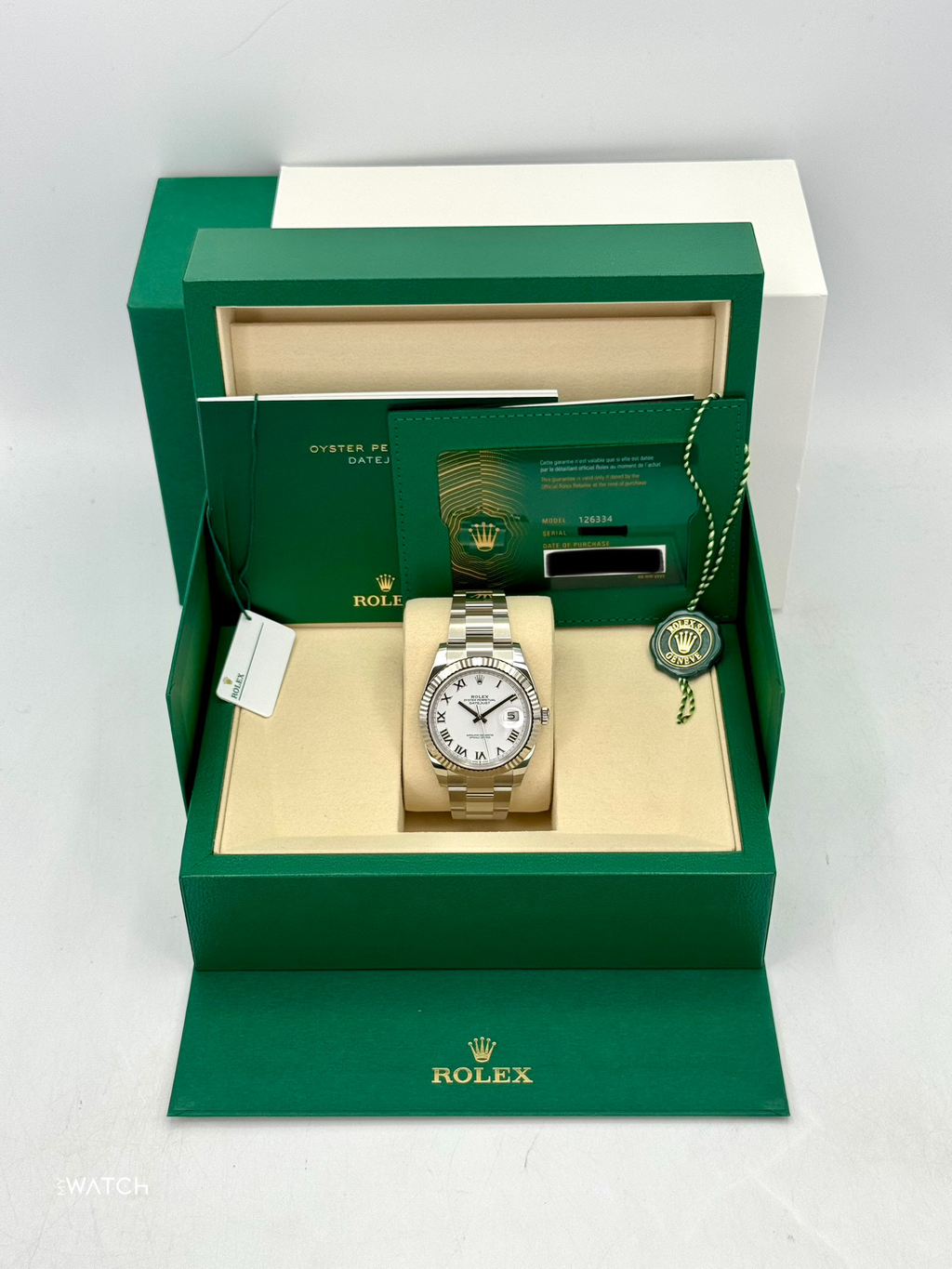 NEW 2026 Rolex Datejust 41mm 126334 Stainless Steel Oyster White Dial